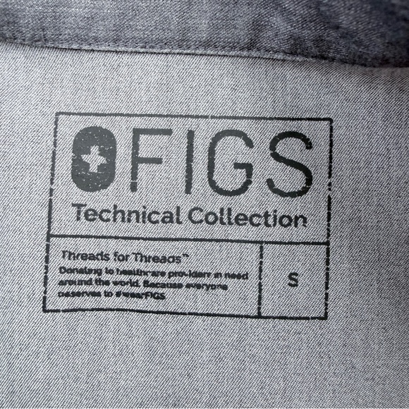 Figs Women's Graphite jogger Scrub Pants & Rafaela oversized top -2pc set - Picture 8 of 16